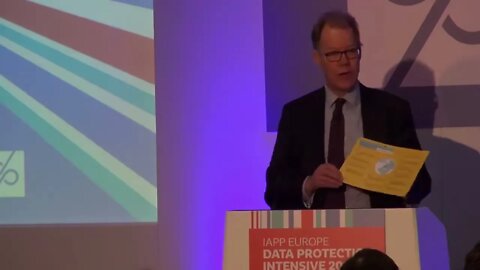 IAPP Europe Data Protection Intensive 2016 Christopher Graham Keynote