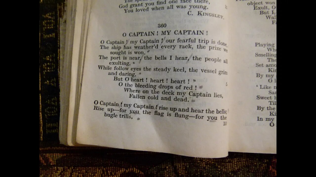 O Captain! My Captain! - Walt Whitman