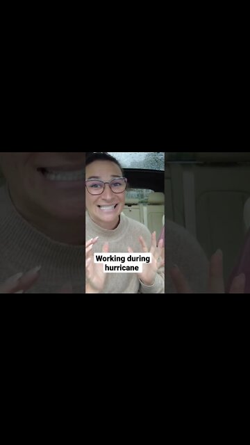 working during a hurricane
