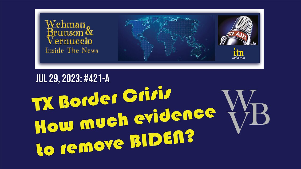 TX Border Lawsuit & How much will it take for DEMS to drop Biden?