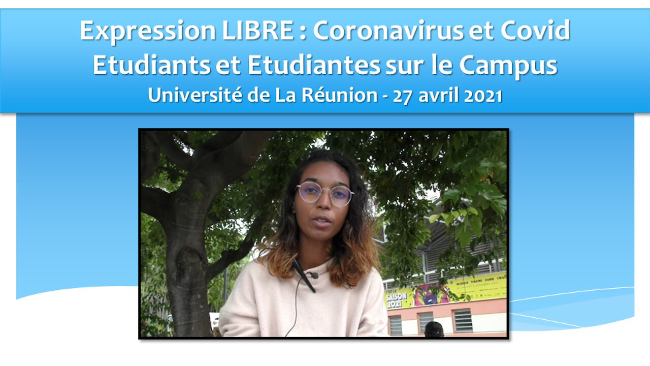 Expressions libres des Etudiants sur le Covid Université de La Réunion 04