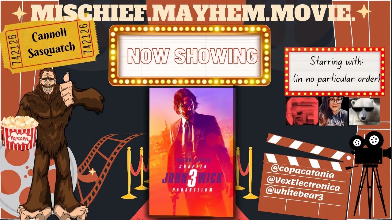 "Every Action Has Consequences" John Wick 3 Parabellum Review. Mischief. Mayhem. Movie. Episode #17