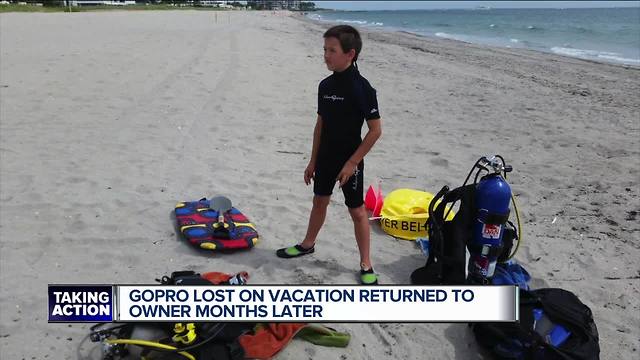 GoPro lost on vacation returned to owner months later