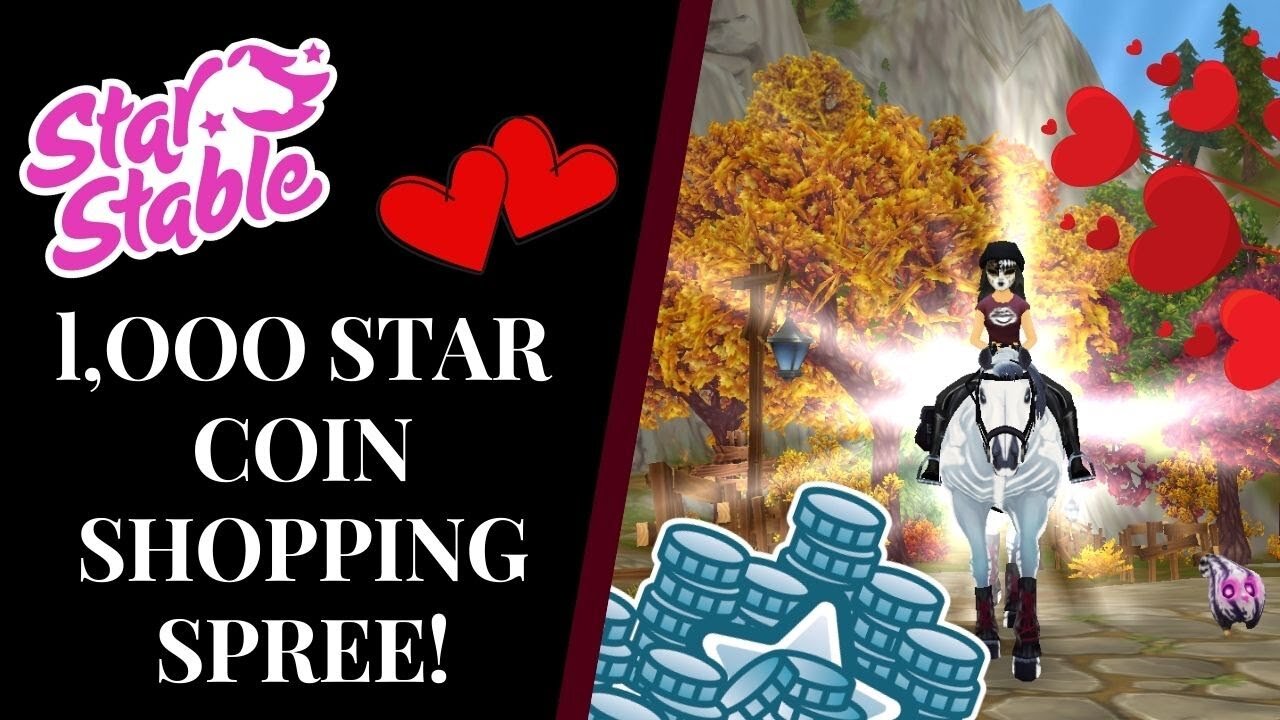 Valentine's Day 1,000 STAR COIN SHOPPING SPREE! Star Stable Quinn Ponylord