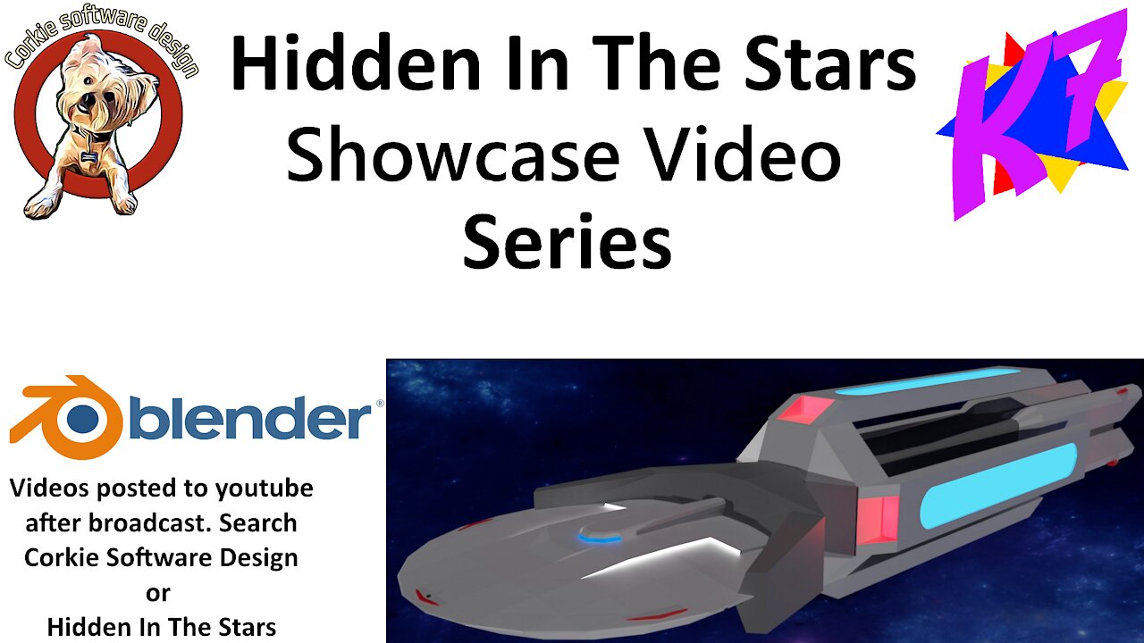 Hidden In The Stars - Test render of main player ship.