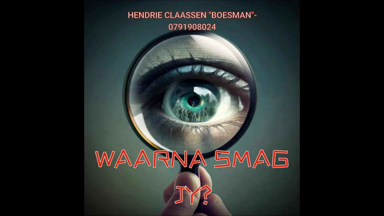 WAARNA SMAG JY - DAAGLIKSE WOORD