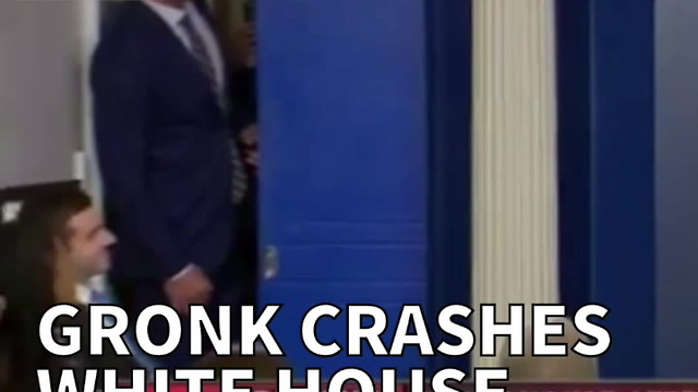 Gronk Crashes White House Press Briefing