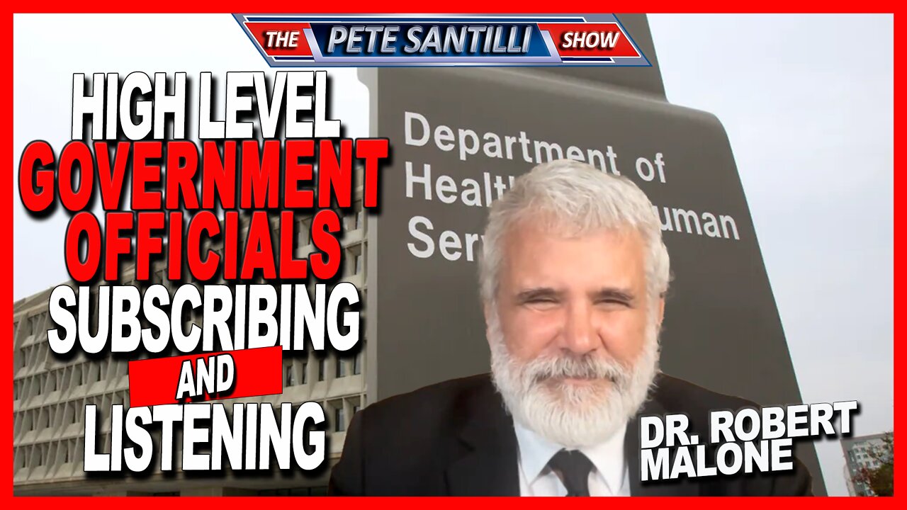 There Are Good People in the Government That Are Subscribing & Starting to Listen | Dr. Malone