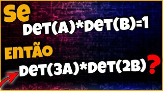 QUESTÃO DE MATRIZES NO CONCURSO DA PETROBRAS PELA BANCA DA CESGRANRIO