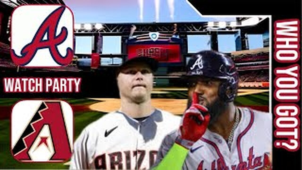 Atlanta Braves vs Arizona Diamondbacks | Live Play by Play & Reaction Stream 3D Sim | MLB 2024 Game