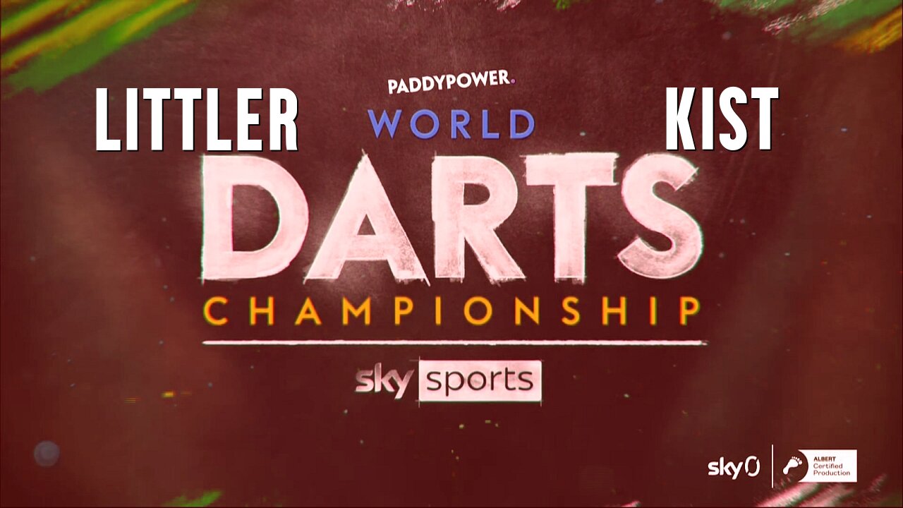 2024 World Darts Championship Littler v Kist