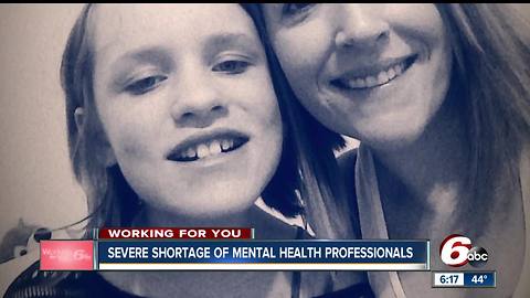 More mental health professionals needed to treat children