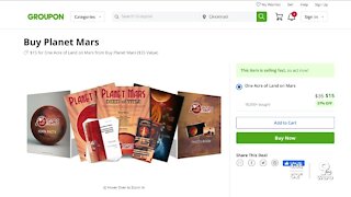 DWYM: Groupon selling land on Mars