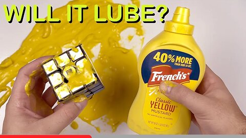 MUSTARD IN A 3x3?!? Will it lube??