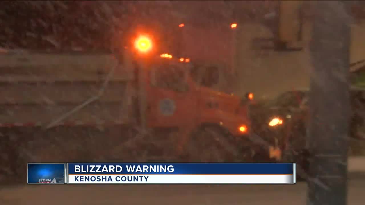 Snow blankets Kenosha County