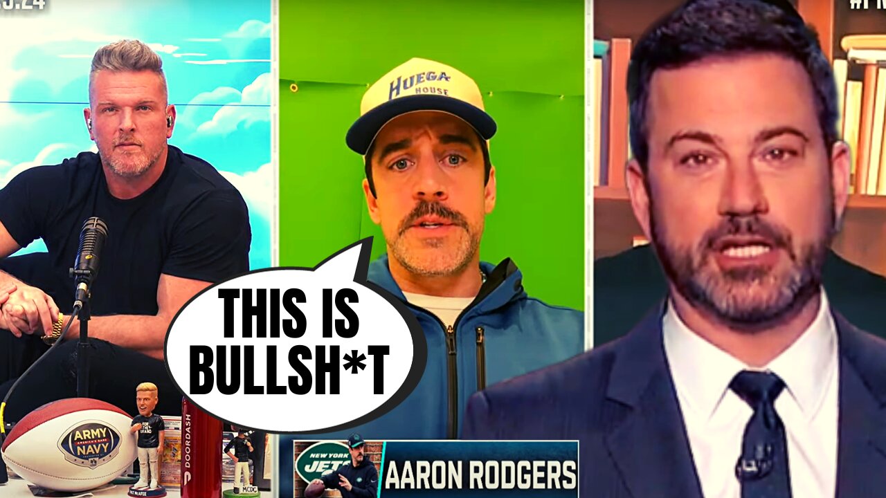 Aaron Rodgers RESPONDS On Pat McAfee Show After Jimmy Kimmel MELTDOWN Over Epstein Joke On ESPN