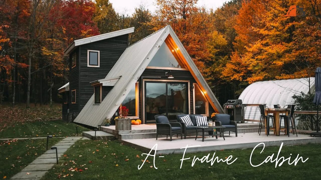 A - frame Cabin at Harvest Moon Acres - Tiny House Tours - Airbnb