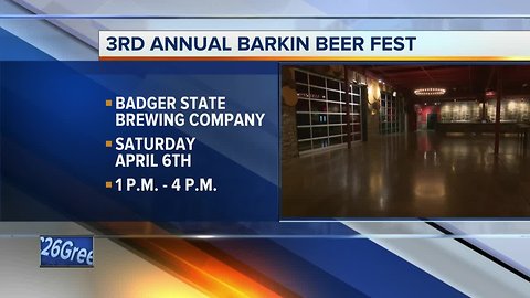 Badger State Brewing Company hosts 3rd Annual Barkin Beer Fest fundraiser