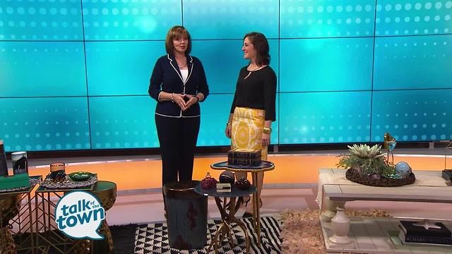 Angela DeYoung of "Designs By DeYoung" shows ways to style coffee tables
