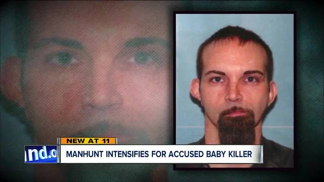 Manhunt intensifies for accused baby killer