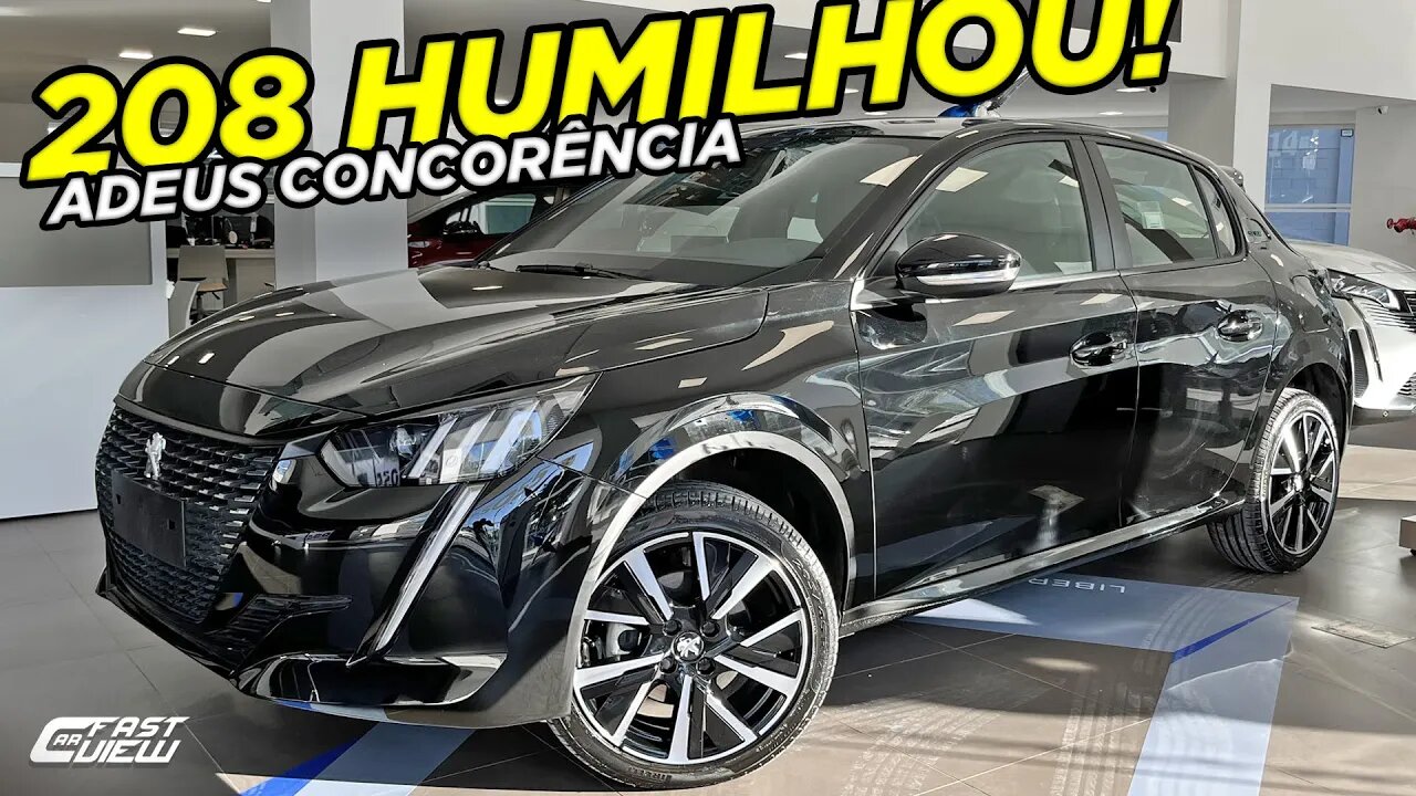 NOVO PEUGEOT 208 STYLE 2024 COM MOTOR TURBO, PREÇO BAIXO E TETO SOLAR VAI MATAR POLO, ONIX E HB20?