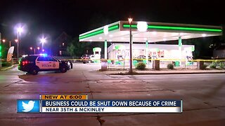 Gas station may be shut down due to crime