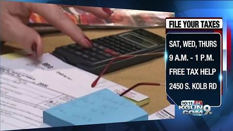 Free help to file your taxes in Tucson