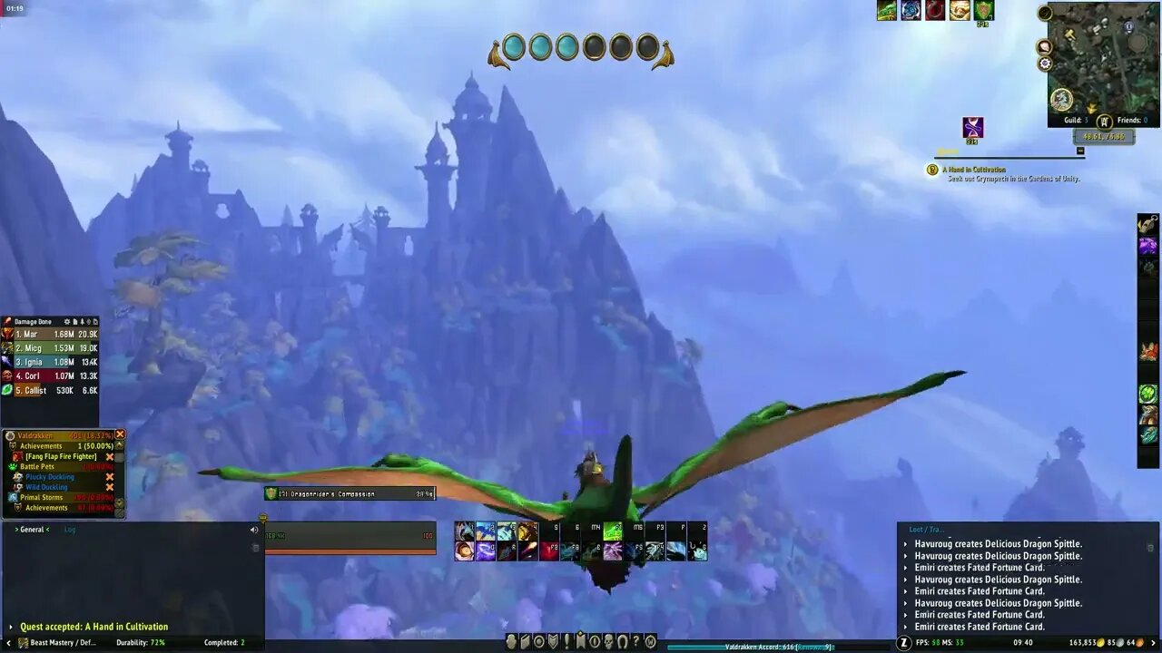 World of Warcraft Dragonflight A Hand in Cultivation