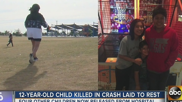12-year-old laid to rest after violent crash