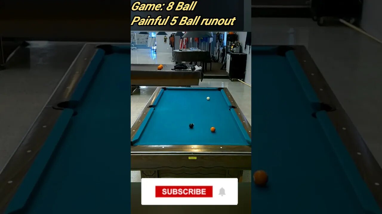 painful 5 Ball runout #8ballpool #shorts