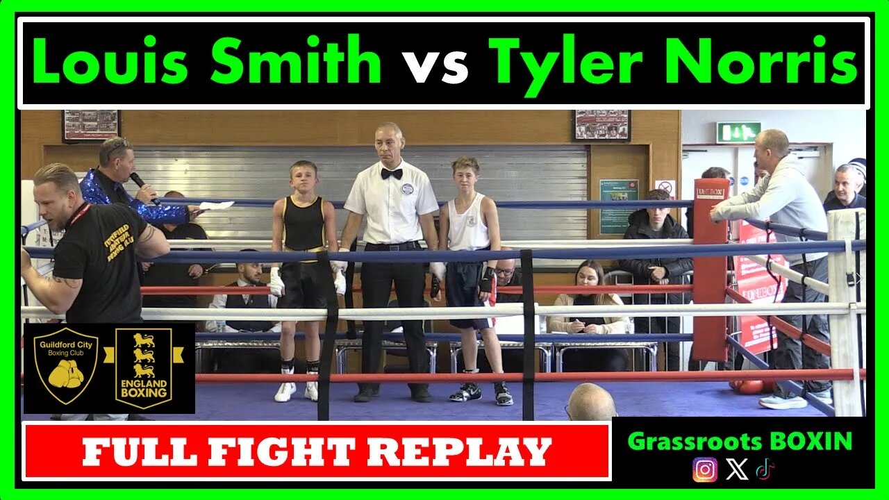 Louis Smith vs Tyler Norris (Schools Contest) - FULL FIGHT - Guildford City Boxing Tournament