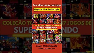 Coleção de games retrô