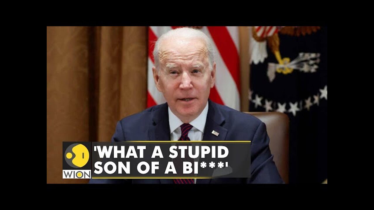 US President Joe Biden caught cursing journalist on hot microphone | Latest English News |