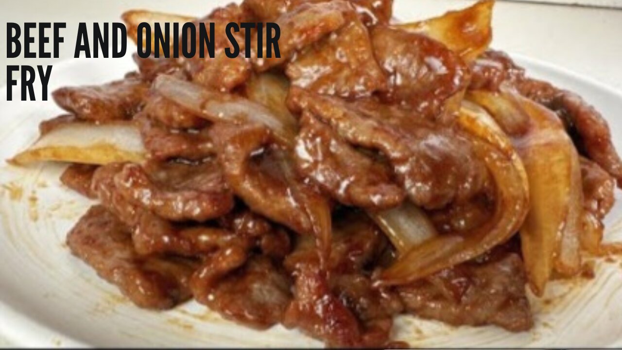 Oyster Sauce Beef and Onion Stir-Fry How to Make Tender and Juicy Beef