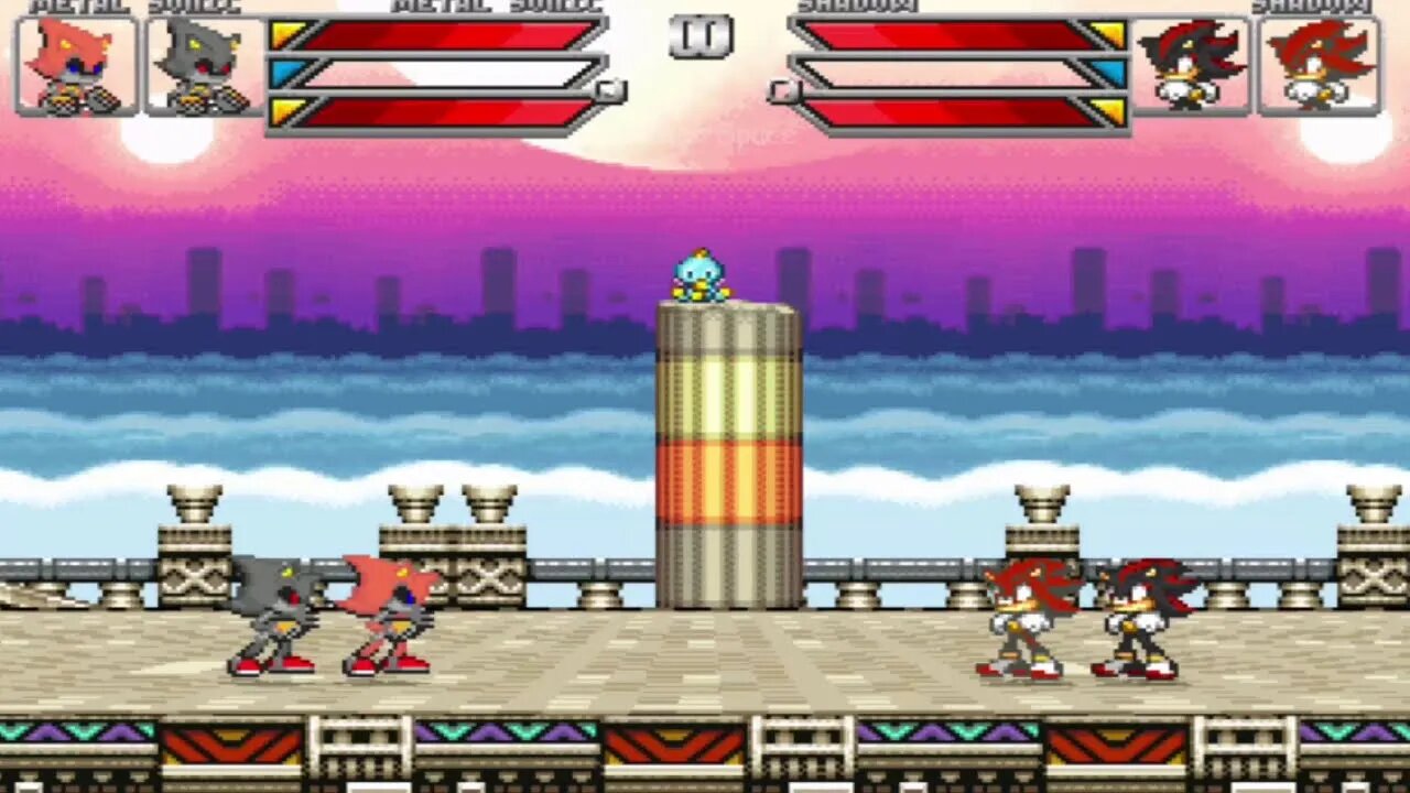 2 Metal Sonic VS 2 Shadow I Sonic Battle Point Unlimited