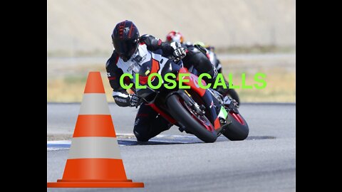 Close Calls - Bike vs Orange Cone