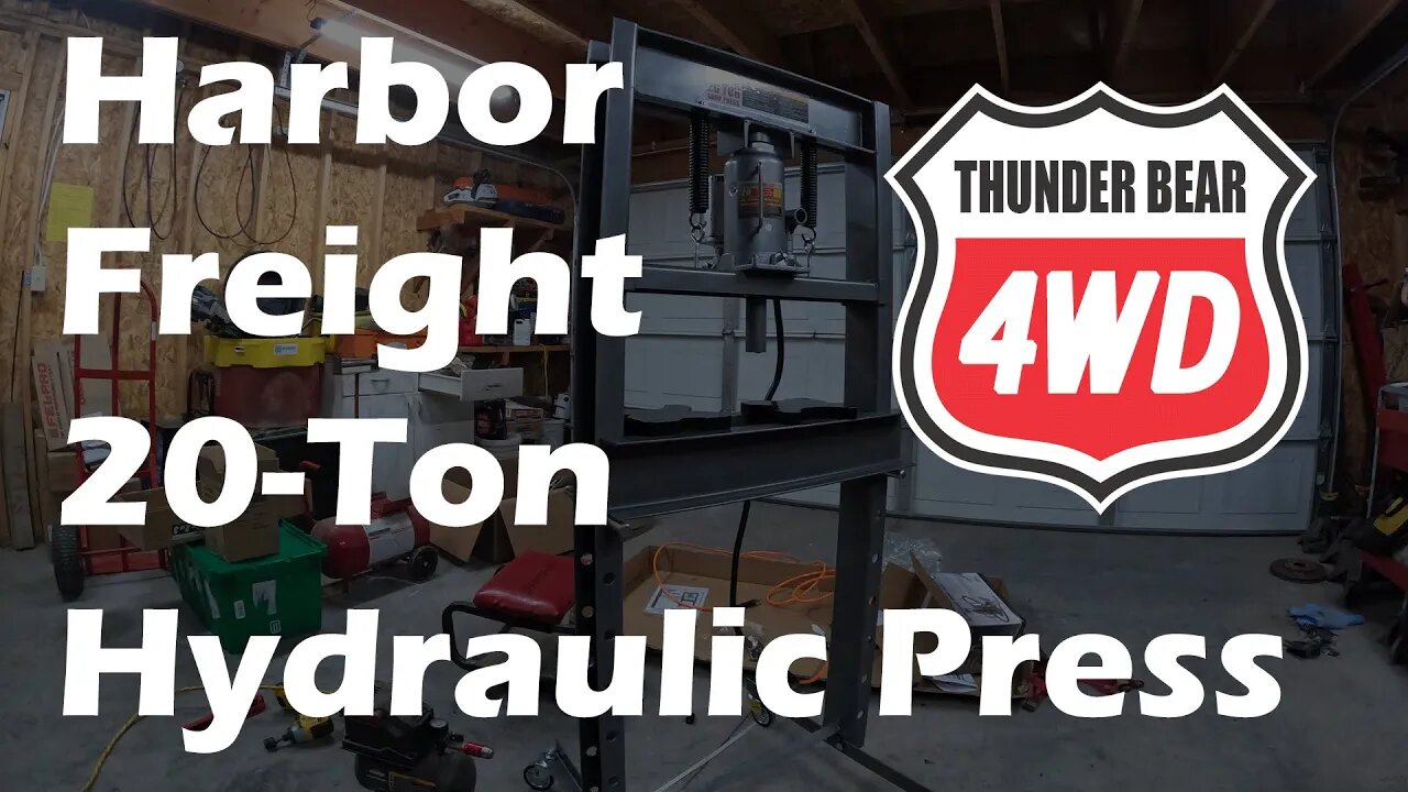 We bought a Harbor Freight 20 Ton Hydraulic Press!