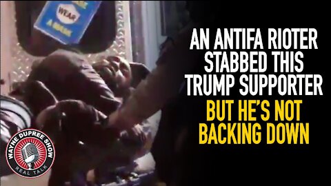 ANTIFA Member Stabs Black Trump Supporter