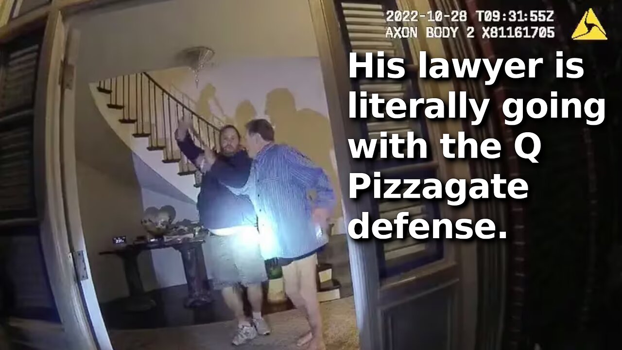 Paul Pelosi Attacker’s Legal Defense Plays Into Democrats’ Trump Supporter Narrative