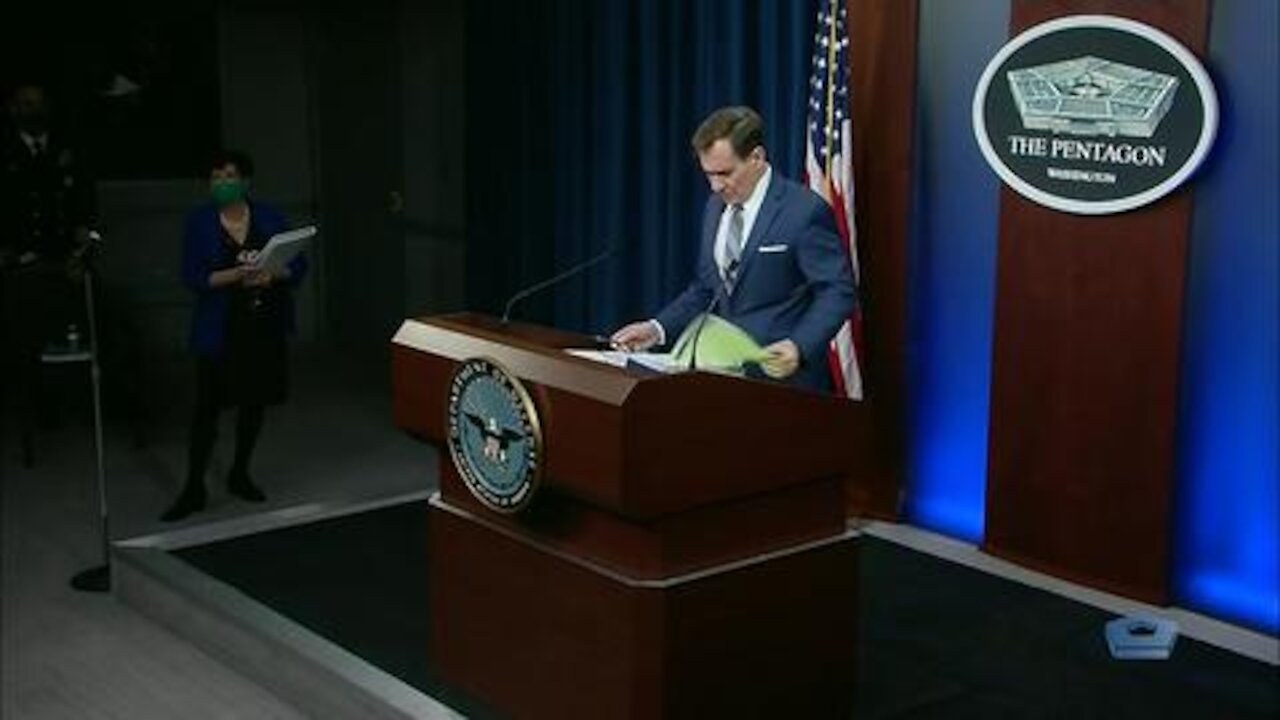 03/24/2021 Pentagon Press Secretary Holds Briefing