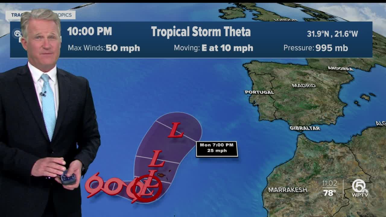 Tropical Storm Iota forms in the Caribbean Sea with 40 mph winds