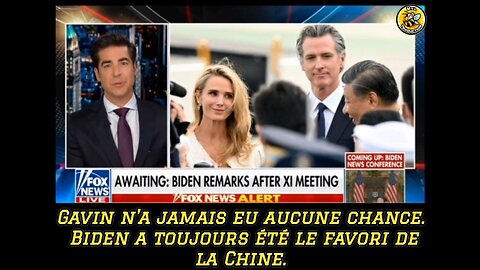 Gavin n'a jamais eu aucune chance. Biden a toujours été le favori de la Chine.