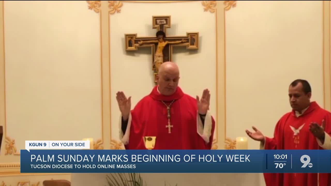 Holy Week services continue online throughout Tucson