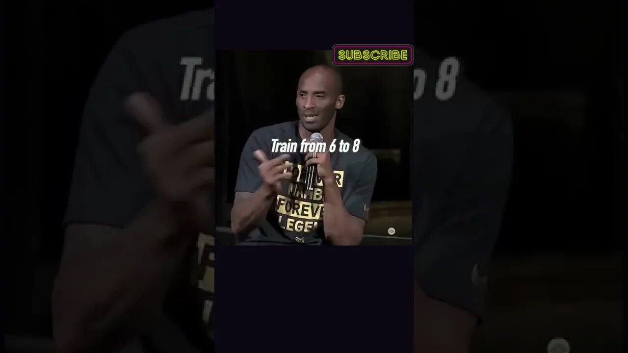 Kobe Bryant on "How to be really BIG"