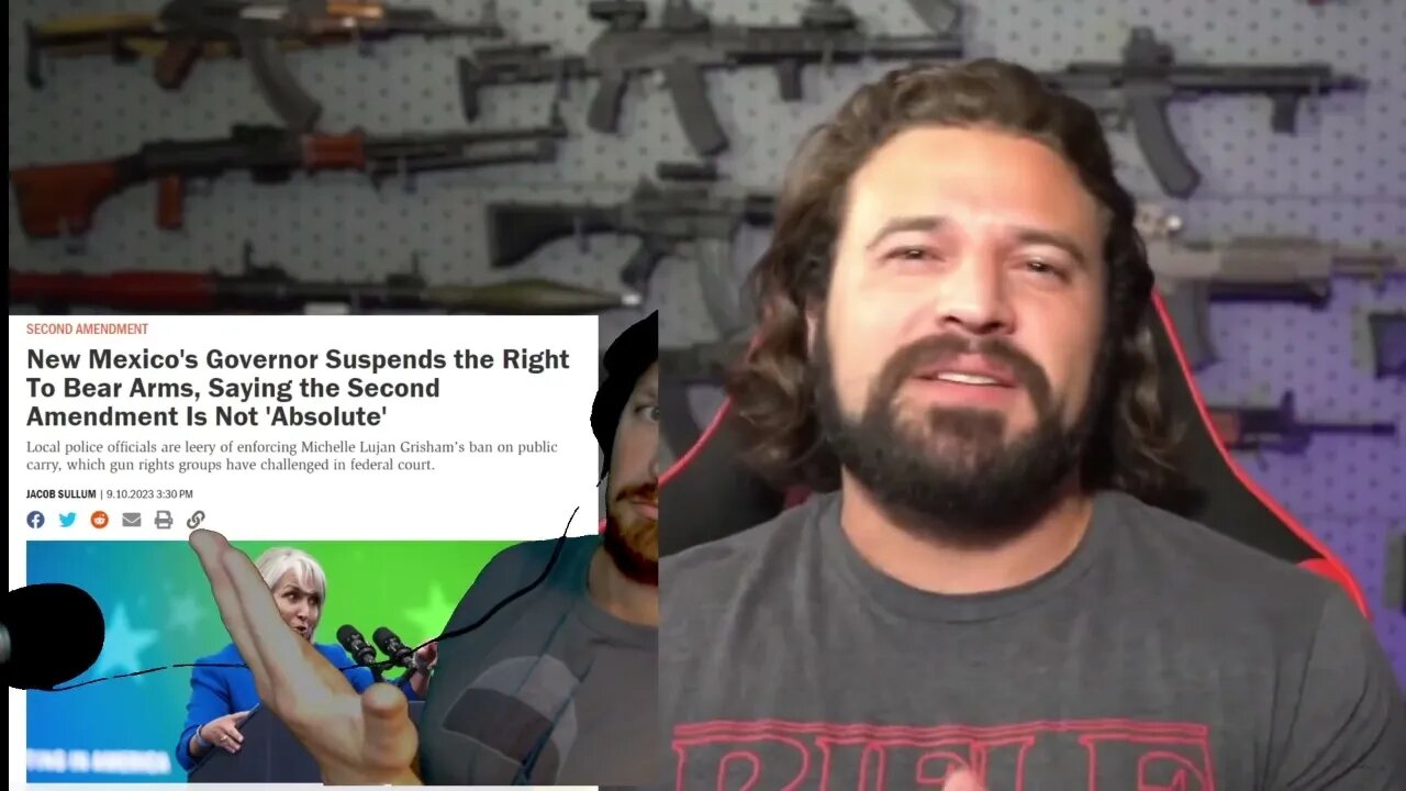 New Mexico Governor SUSPENDS 2nd Amendment @BrandonHerrera and gets reminded who has the power....