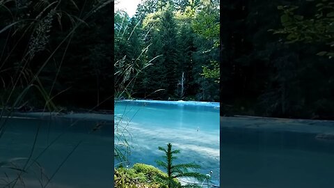 BEAUTIFUL LAKE RIVER WITH NATURE SOUNDS #universe #calm #relaxing #sound #shorts