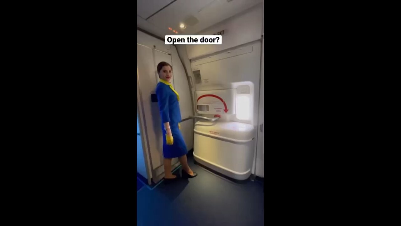 Opening Airplane Door