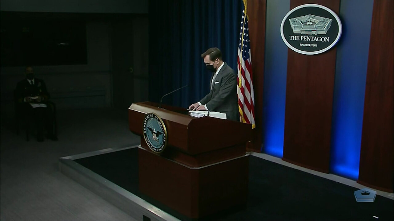 02/12/2021 Pentagon Press Secretary Briefs Reporters