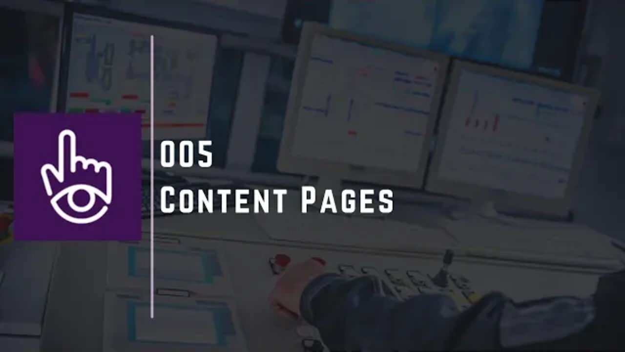 Content Pages | Part - 5 | AVEVA Plant SCADA Workspace Training |