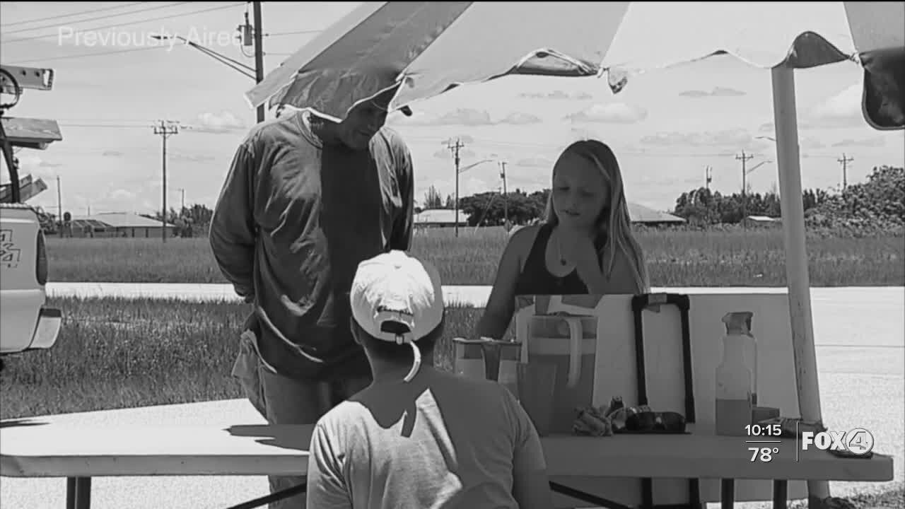 Kids start lemonade stand to help with dad's medical expenses